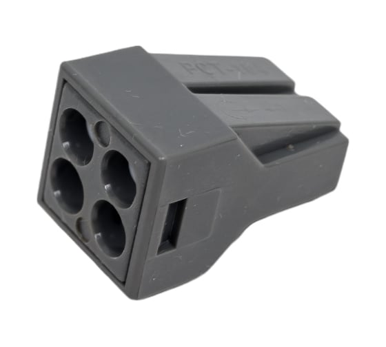 Клемма СМК ЭРА NO-224-57 с пастой серии 304, 4 отверстия, 0,5-2,5 мм2 Б0043975