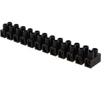 Клеммная колодка EKF PROxima 16мм., 30А, полистирол, черная, 10шт., SQ plc-KK-16-30-ps-b