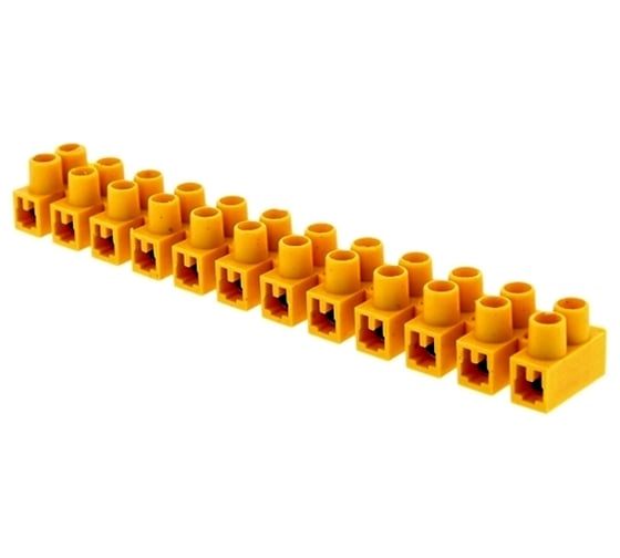 Клеммная колодка EFK PROxima 4мм., 3А, полистирол, желтая, 10шт., SQ plc-KK-4-3-ps-y