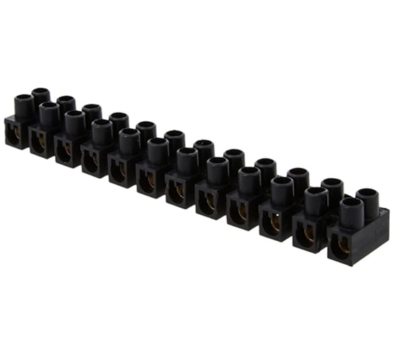 Клеммная колодка EKF PROxima 10мм., 10А, полистирол, черная, 10шт., SQ plc-KK-10-10-ps-b