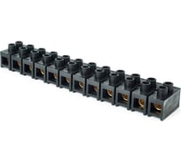 Винтовой зажим HLT ЗВИ-100 полипропилен, 6-25мм², 12пар, 100С, черный, 10 шт 081-10-50