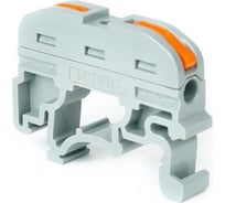 Соединительная проходная клемма HLT 1 полюс на DIN-рейку СК-411-1 0.4-2.5мм² и 0.5-4.0мм² 50 шт 081-19-017