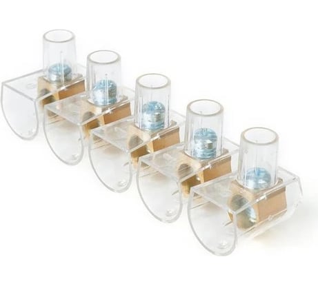 Концевой изолированный клеммник HLT ККИ 10мм² 5x1 10 шт 081-14-04