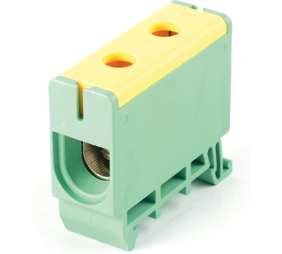 Клемма силовая вводная HLT КСВ 16-50 желтая-зеленая (20шт./уп.) 081-30-012