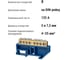 Шина TDM ELECTRIC "N" нулевая, с изолятором, на DIN-рейку, 8x12мм, стойка бол. 8 групп, SQ0801-0031 5