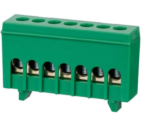 Шина N нулевая в изоляторе на DIN-рейку TDM ELECTRIC 6x9мм 7 групп SQ0801-0082