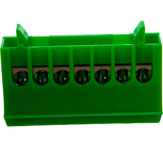 Шина TDM "N" нулевая, в изоляторе, на DIN-рейку, 6x9мм, 7 групп, SQ0801-0082