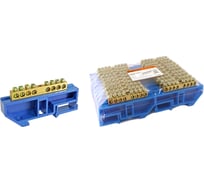 Шина TDM ELECTRIC "N" нулевая, с изолятором, на DIN-рейку, 6x9мм, стойка бол. 8 групп, SQ0801-0027