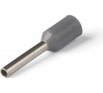 Наконечник Промрукав Ншви сечение 0,75 мм², длина 8 мм, серые 100шт. PR08.7557