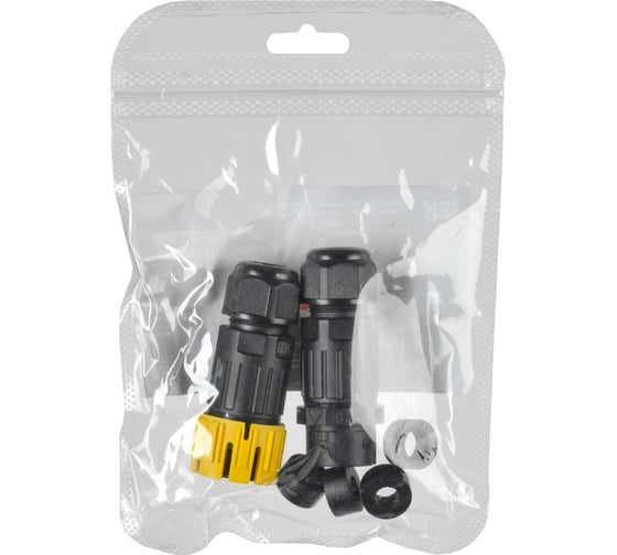 Коннектор кабельный герметичный IEK wtp-204 3 pin ip68 UWC30-I-020-3-68
