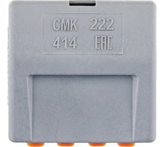 Рычажковая клемма duwi СМК 222-414 0.08-4 мм2 серая 20 шт 26679 6