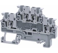 Клемма двухярусная пружинная КЭАЗ OptiClip CXDL-2.5-2L-I сер. 289764