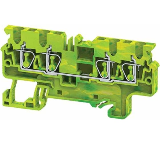 Клемма заземляющая пружинная КЭАЗ OptiClip CXG-2.5-QUATTRO-PE-I-(0.2-2.5)-PEN 331830 1