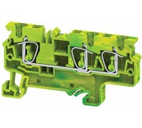 Клемма заземляющая пружинная КЭАЗ OptiClip CXG-2.5-TRIPLET-PE-I-(0.2-2.5)-PEN 331828