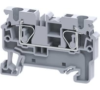 Клемма проходная пружинная КЭАЗ OptiClip CX-4-I-32A-(0,2-4)-серый -100шт 289713