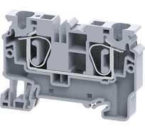 Клемма проходная пружинная КЭАЗ OptiClip CX-6-I-41A-(0,2-6)-серый -100шт 289715