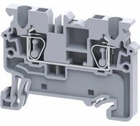 Клемма проходная пружинная КЭАЗ OptiClip CХ-2,5-I-24A-(0,2-2,5)-серый -100шт 289711