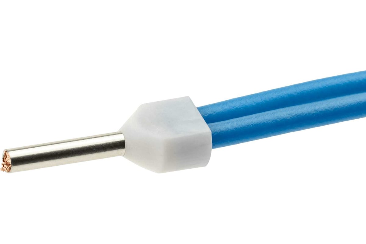 Наконечник-гильза двойной с изолированным фланцем duwi 0,5-2,5мм-0,5 ...