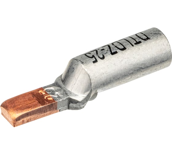 Наконечник кабельный алюминиевый луженый штифтовой duwi НШАЛ-25-15 5шт 27818 8 1