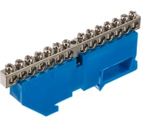 Шина ЭРА NO222881 N Ноль на DIN-изол ШНИ-6х9-14, никелированная, Д-Синий 10 Б0044137