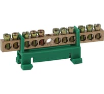 Шина ЭРА NO222811 PE Земля, в изоляторе, типа стойка ШНИ 6х9-12-Д-Зеленый Б0044130