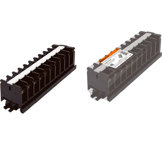 Блок зажимов TDM ELECTRIC наборный БЗН 40А на DIN-рейку 10 пар SQ0531-0204