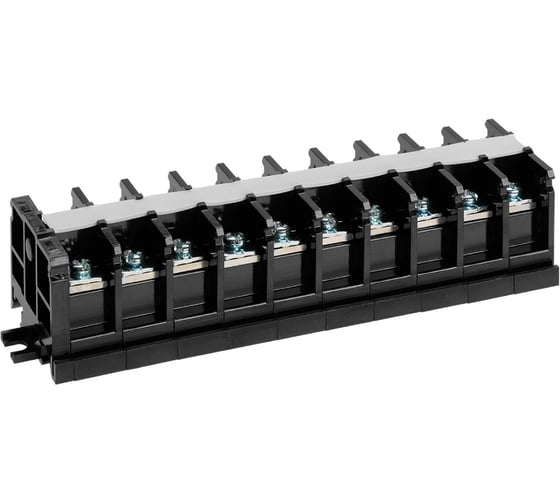 Блок зажимов TDM ELECTRIC наборный БЗН 40А на DIN-рейку 10 пар SQ0531-0204