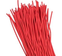 Термоусаживаемая трубка EKF ТУТ нг 2/1, красная, в отрезках по 1м, 200 шт PROxima tut-2-r-1m