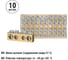 Шина TDM ELECTRIC N нулевая 8х12мм 4/1 4 группы/крепеж по центру SQ0801-0047 4