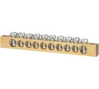 Шина TDM ELECTRIC N нулевая 6х9мм 10/2 10 групп/крепеж по краям SQ0801-0059