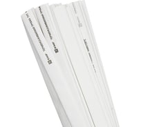 Термоусаживаемая трубка EKF ТУТ 16/8 PROxima белая в отрезках по 1м tut-16-w-1m