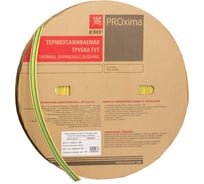 Термоусаживаемая трубка EKF ТУТ 16/8 жел-зел рулон PROxima tut-16-yg