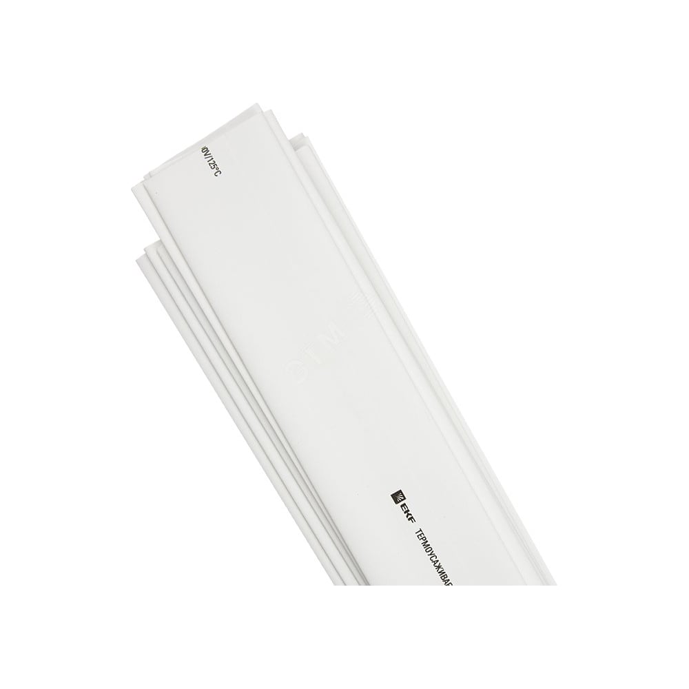 Термоусаживаемая трубка EKF ТУТ 40/20 белая в отрезках по 1м 25 шт ...