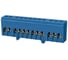Шина TDM ELECTRIC "N" нулевая в синем изоляторе на DIN-рейку 6x9мм 12 групп SQ0801-0093 1