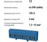 Шина TDM ELECTRIC "N" нулевая в синем изоляторе на DIN-рейку 6x9мм 12 групп SQ0801-0093 5