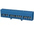 Шина TDM ELECTRIC "N" нулевая в синем изоляторе на DIN-рейку 6x9мм 15 групп SQ0801-0094 1