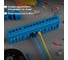 Шина TDM ELECTRIC "N" нулевая в синем изоляторе на DIN-рейку 6x9мм 15 групп SQ0801-0094 4