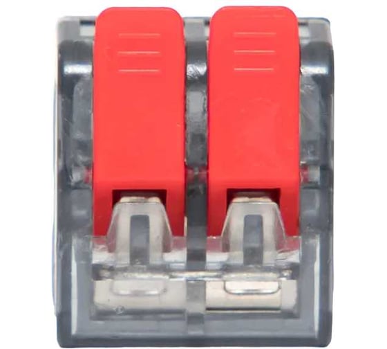 Клемма EKF СМК 221-412, 2 отверстия, 0.2-4.0мм2, 100шт, PROxima SQ plc-smk-221-412