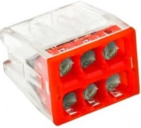 Клемма EKF СМК 2273-246, с пастой, 6 отверстий, 0,5-2.5мм2, 4шт, PROxima plc-smk-2273-246r