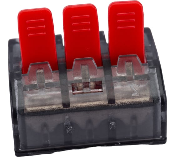 Клемма EKF СМК 221-413, 3 отверстия, 0.2-4.0мм2, 100шт, PROxima SQ plc-smk-221-413