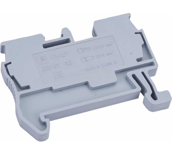 Колодка EKF клеммная, пружинная, JXB-ST-2.5 31А серая 50 шт. PROxima plc-jxb-st-2.5