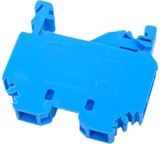 Клеммная колодка EKF самозажимная, JXB-S-6, 41А, синяя, PROxima SQ plc-jxb-s-6b