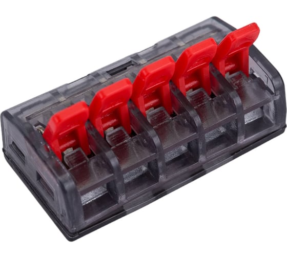 Клемма EKF СМК 221-415, 5 отверстий, 0.2-4.0мм2, 50шт, PROxima SQ plc-smk-221-415