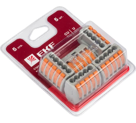 Клемма EKF СМК 222-415 блистер 5шт plc-smk-415b