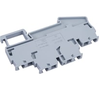 Клеммная самозажимная двойная колодка EKF JXB-ST-4 32А серая 40 шт PROxima plc-jxb-st-4-4-2