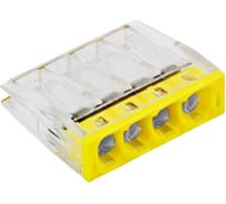 Клемма EKF СМК 2273-244 с пастой 4 отверстия 0,5-2.5мм2 4шт. PROxima plc-smk-2273-244r
