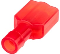 Плоский виброустойчивый разъем duwi, РпИп 1.5-6.3 (папа), 1.5мм², термоусадка, красный, 10шт, 26492 1
