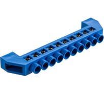 Нулевая шина Светозар в изоляционной оболочке максимальный ток 100 А 5 мм 10 полюсов 49805-10