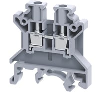 Клемма проходная винтовая КЭАЗ OptiClip CTS-6-I-41A-(0.5-6) серый 289775