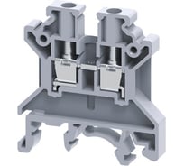 Клемма проходная винтовая КЭАЗ OptiClip CTS-4-I-32A-(0.2-4) серый 289773